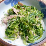 ツナとつまみ菜サラダ